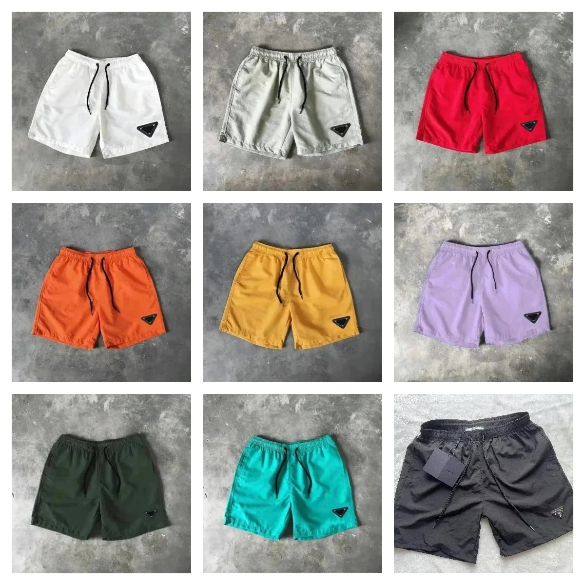 Prada Nylon Swim Shorts Multicolor