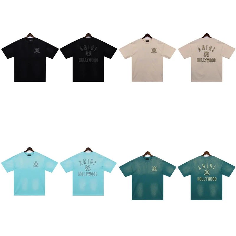 Amiri Hollywood Core Graphic Oversized Tee Multicolor