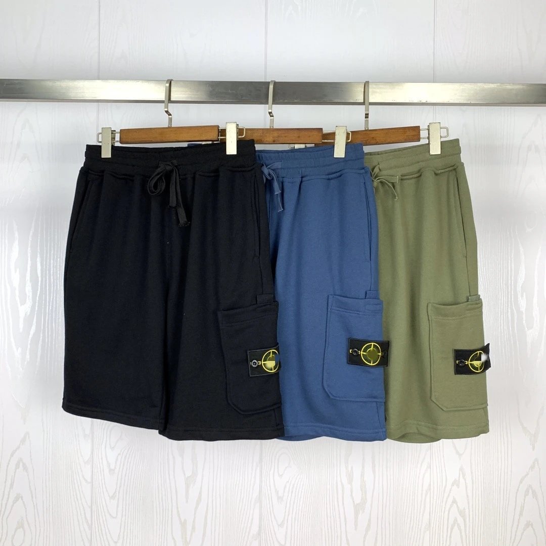 Stone Island Cargo Shorts Casual Cotton Shorts Multicolor