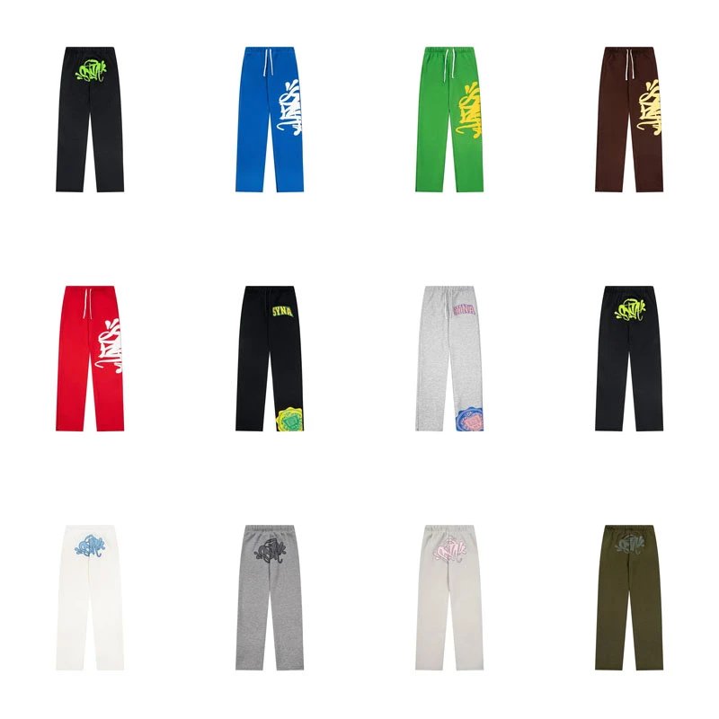 Syna World Syna Graphic Print Streetwear Joggers Multicolor