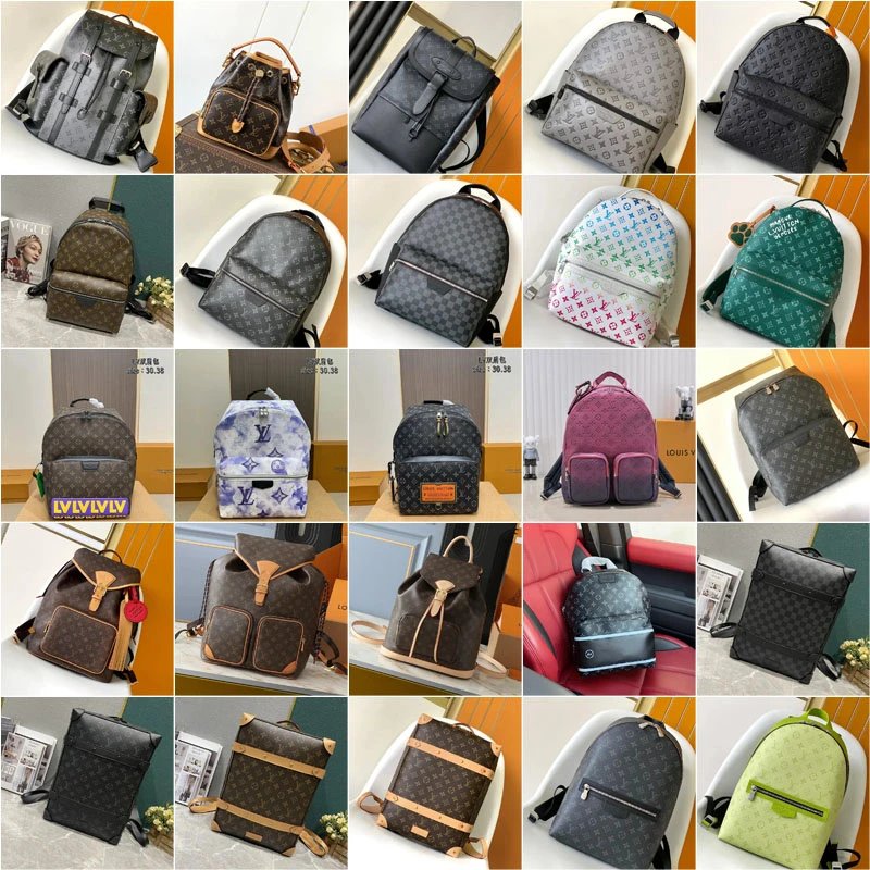 Louis Vuitton LV Monogram Backpack Collection Travel School Bag Multicolor