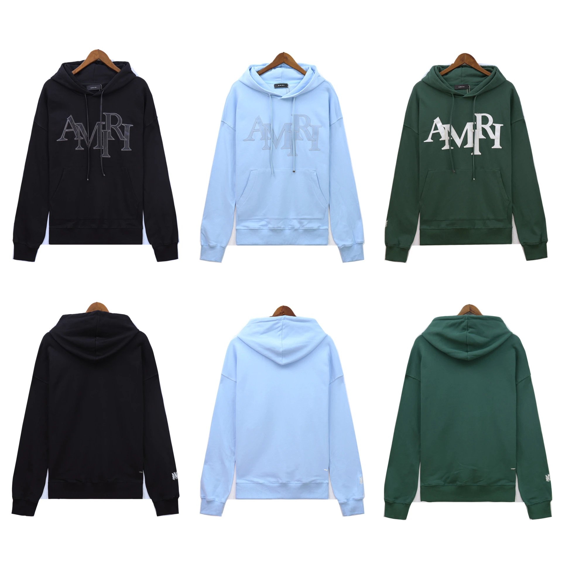 Amiri Core Logo Graphic Streetwear Hoodie Multicolor