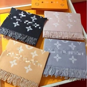 Louis Vuitton LV Monogram Classic Wool Scarf Multicolor