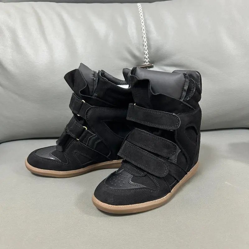Isabel Marant Balskee Chunky Wedge Sneakers Black