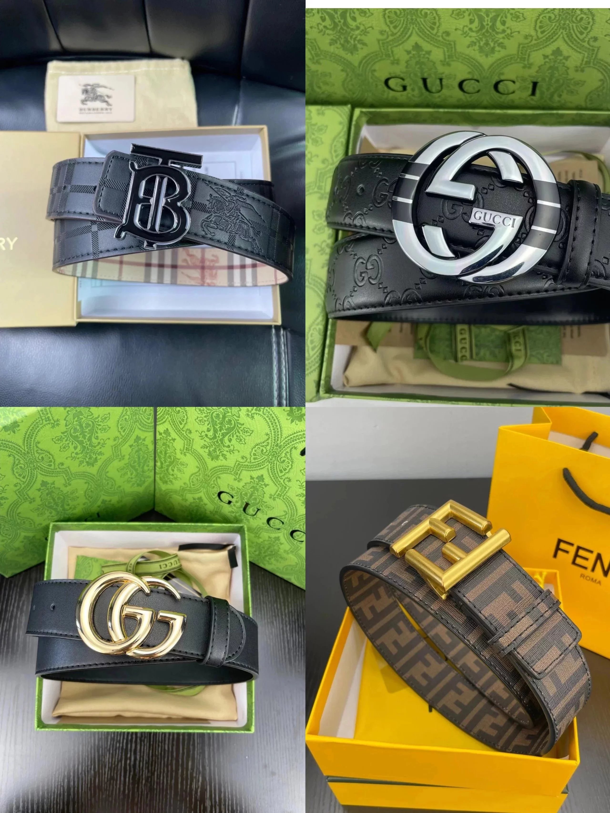Design Luxury Designer Belts Collection Fashion Accessories Multicolor