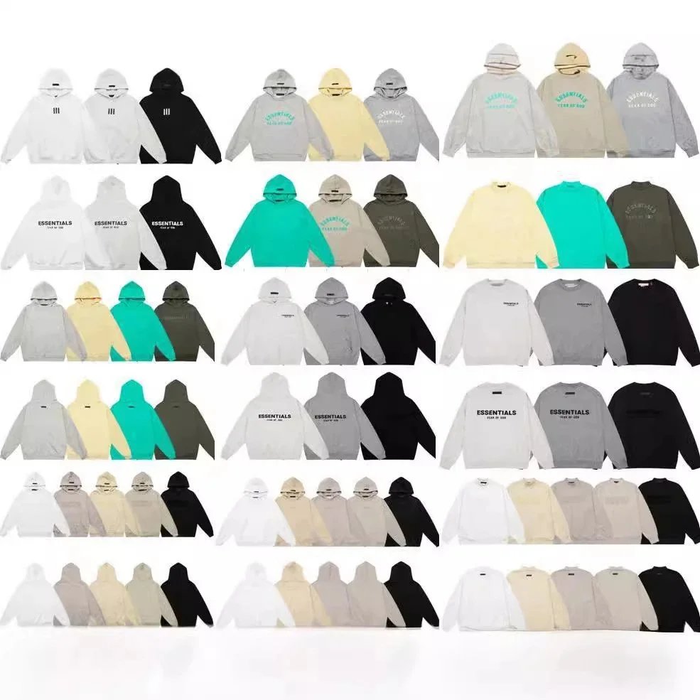 Fear of God Essentials Graphic Print Oversized Hoodie and Sweatshirt Multicolor