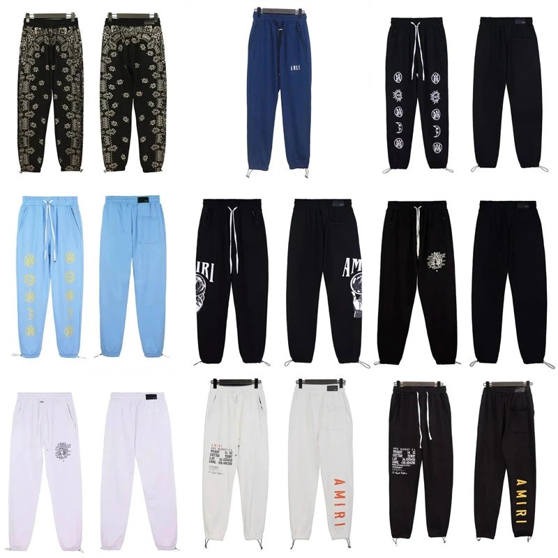 Amiri Graphic Print Casual Joggers Multicolor