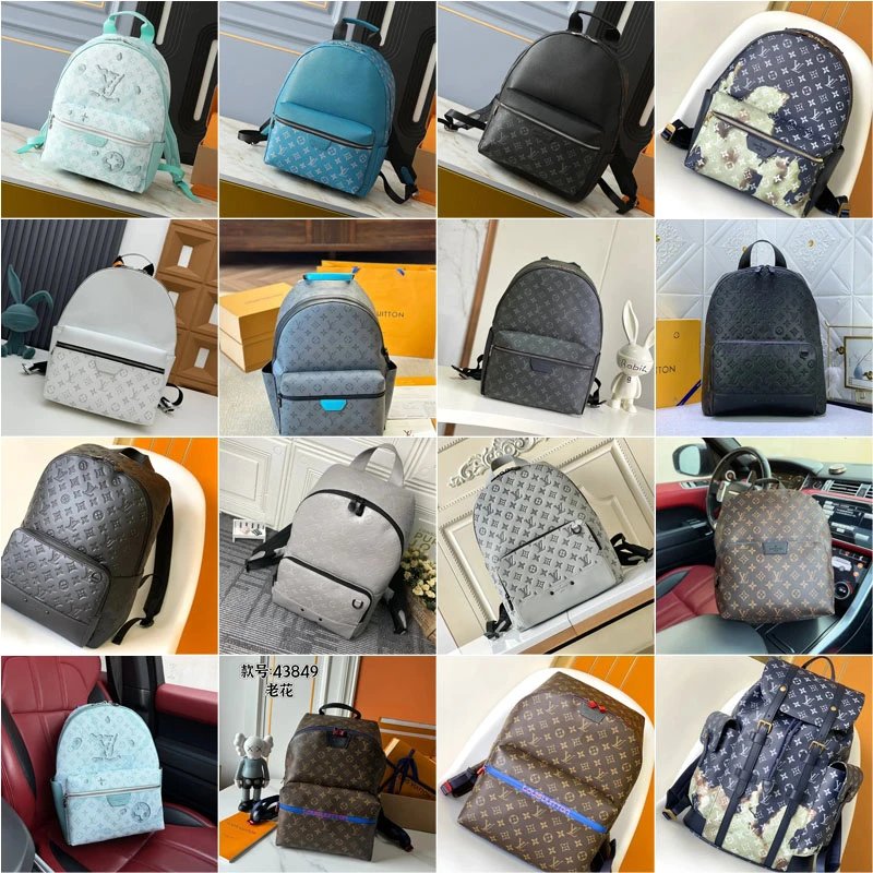 Louis Vuitton LV Discovery Monogram Canvas Travel Backpack Multicolor