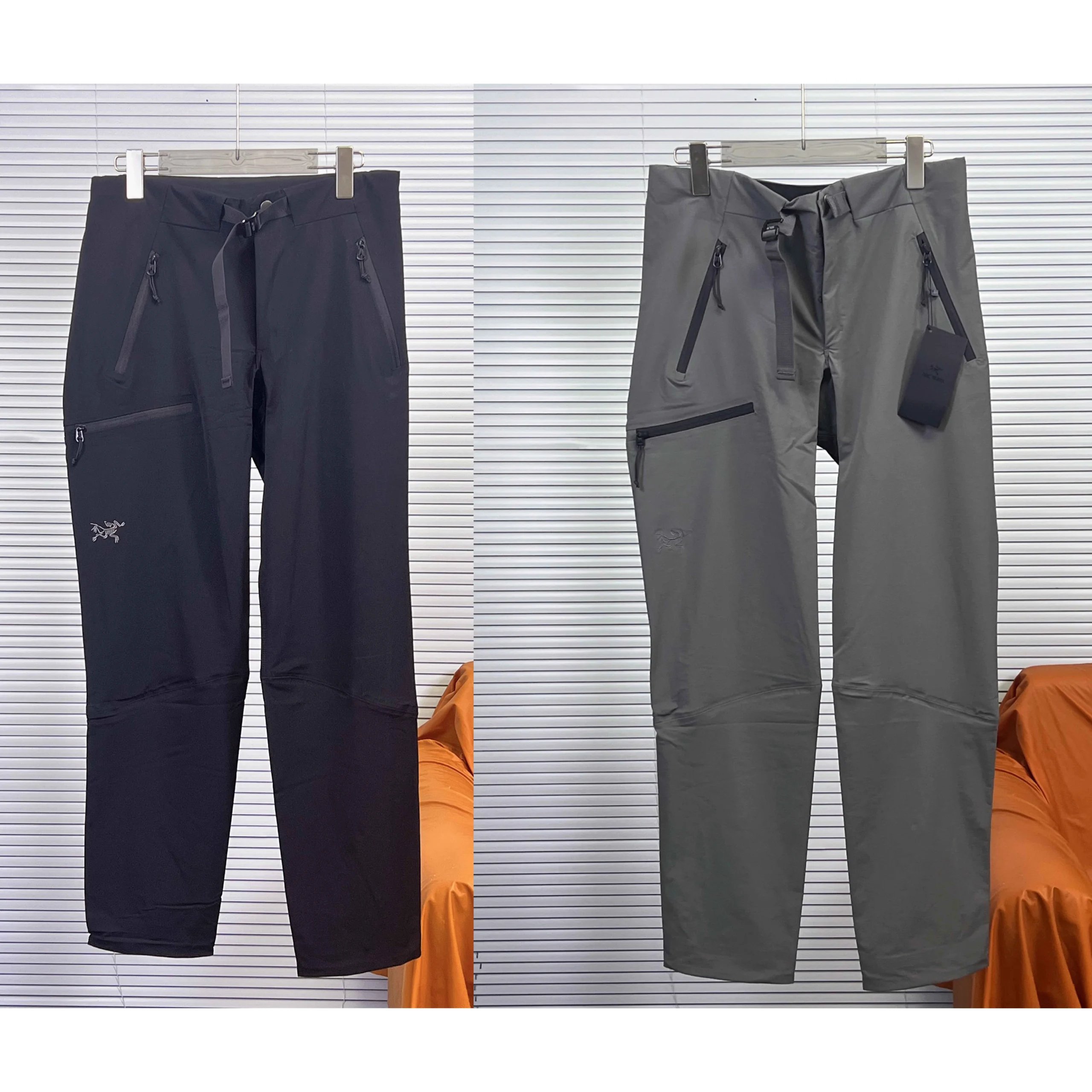 Arc'teryx Gamma LT technical outdoor pants Black and Gray