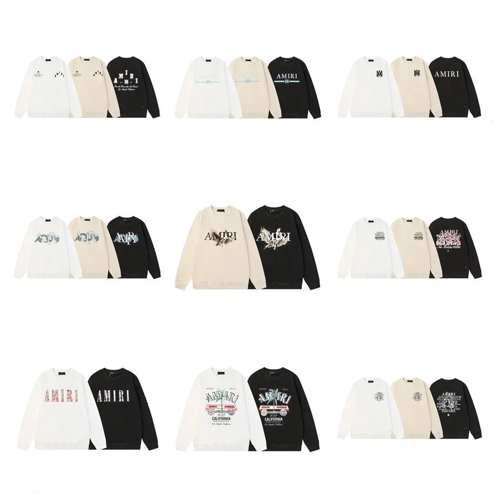 Amiri Graphic Print Cotton Crewneck Sweatshirt Multicolor