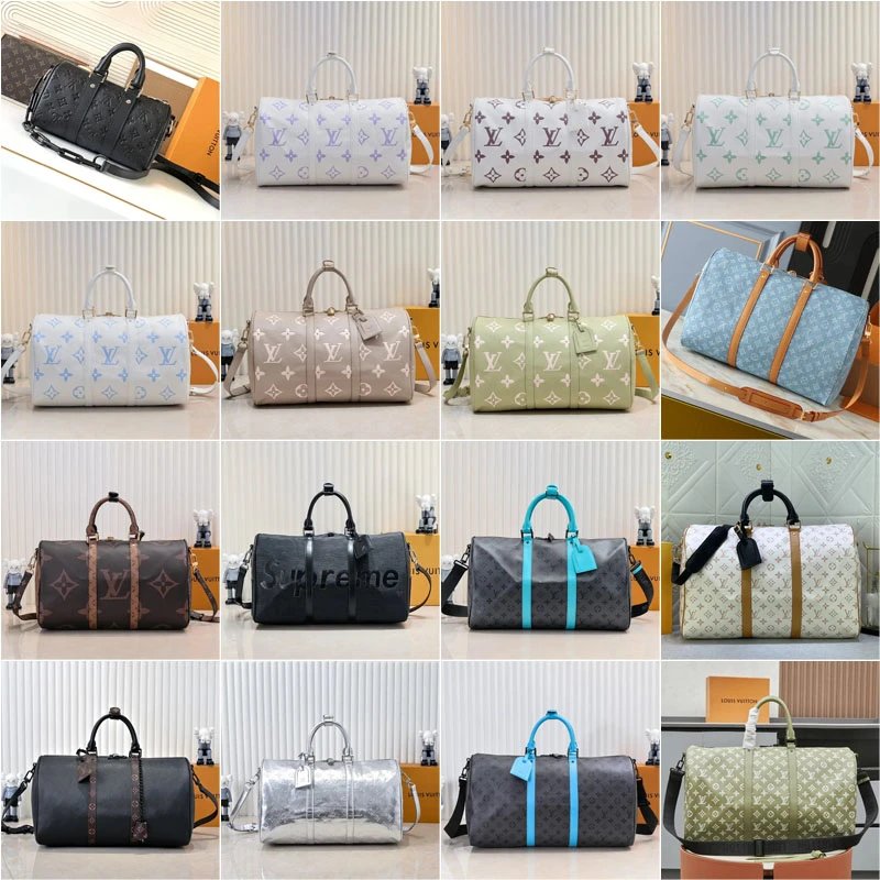 Louis Vuitton LV Keepall Travel Duffle Bag Multicolor