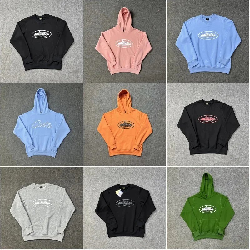 Corteiz Alcatraz Graphic Streetwear Hoodie and Sweatshirt Multicolor
