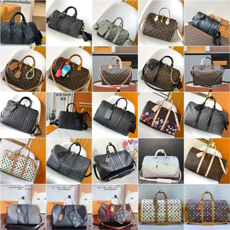 Louis Vuitton LV Keepall Iconic Travel Duffle Bag Multicolor