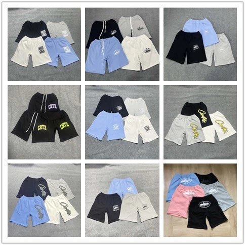 Corteiz CRTZ Graphic Print Streetwear Shorts Multicolor