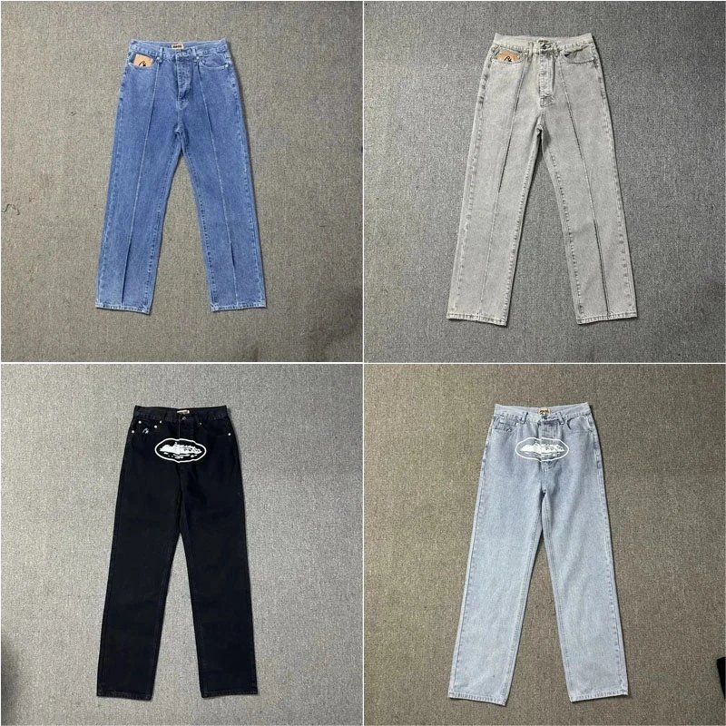 Corteiz CRTZ Alcatraz Streetwear Jeans Multicolor
