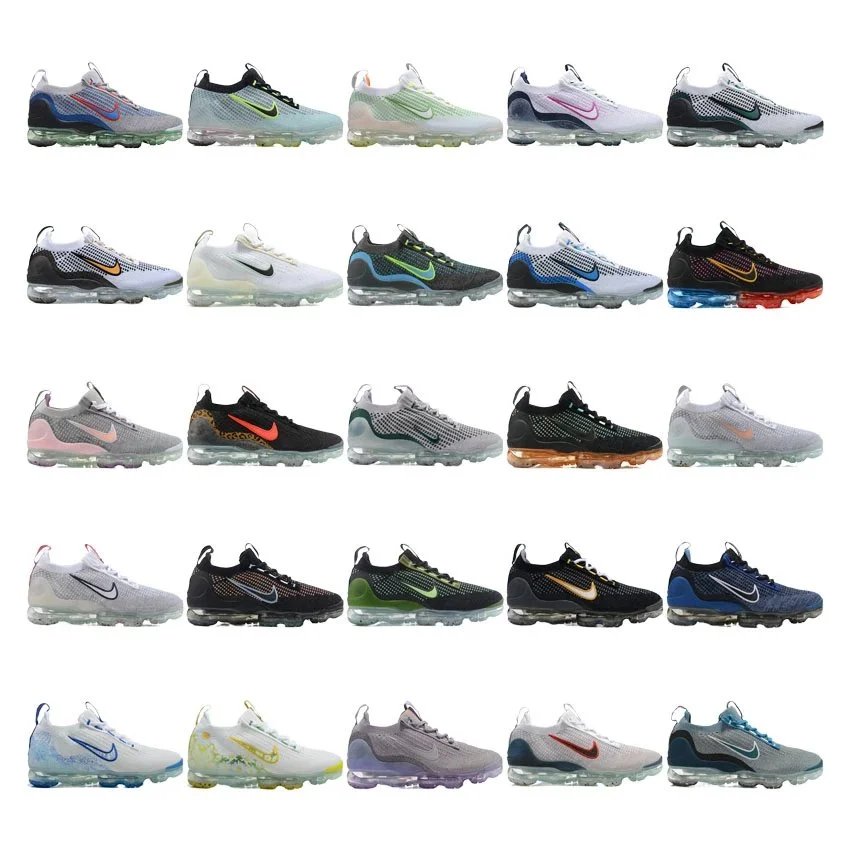 Nike Air VaporMax 2023 Flyknit Mesh Running Shoes Multicolor