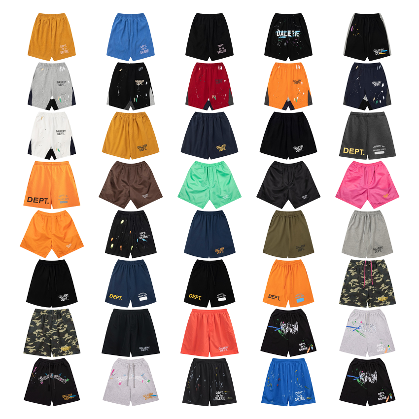 Gallery Dept. Paint Splatter Streetwear Shorts Multicolor