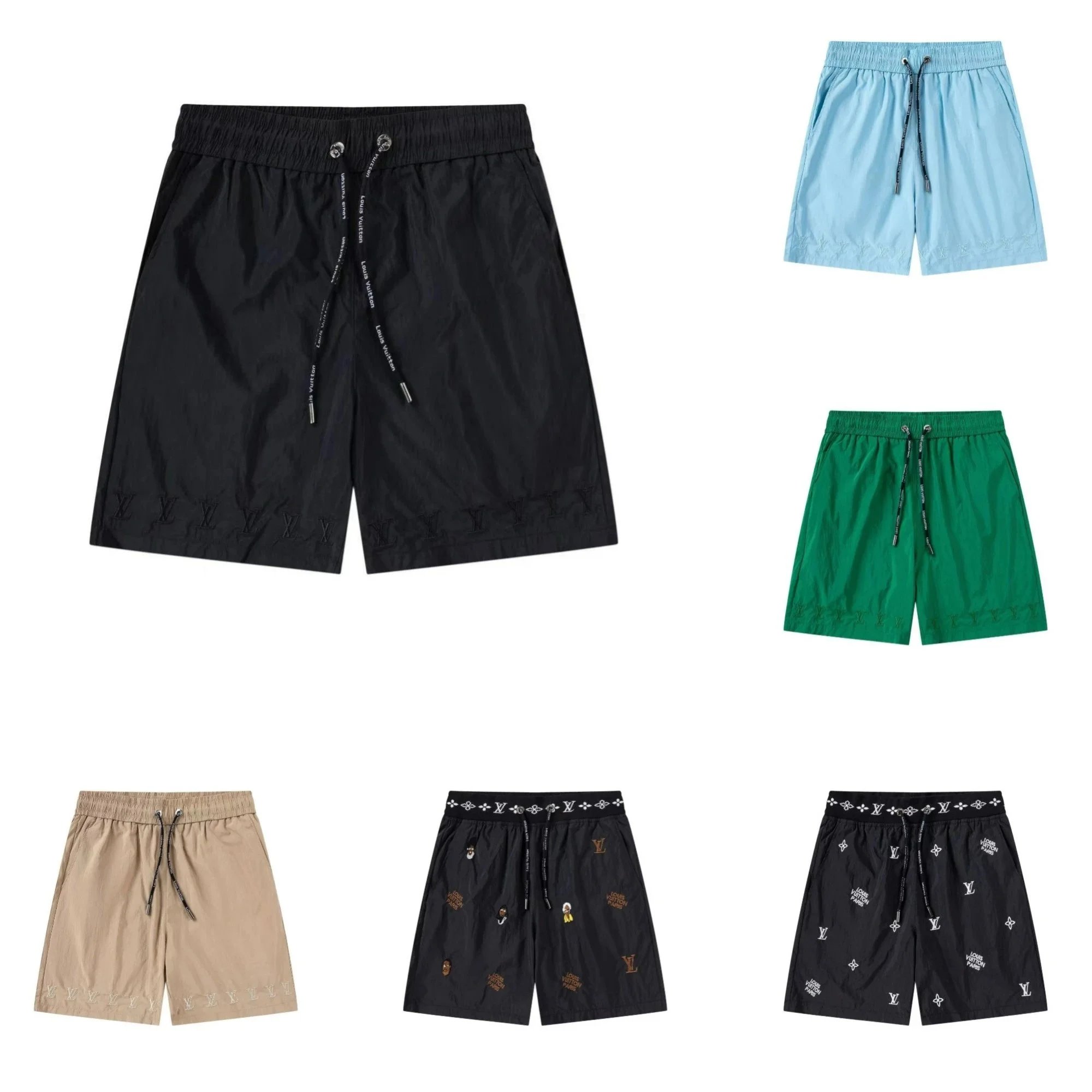 Louis Vuitton LV Monogram Nylon Casual Shorts Multicolor