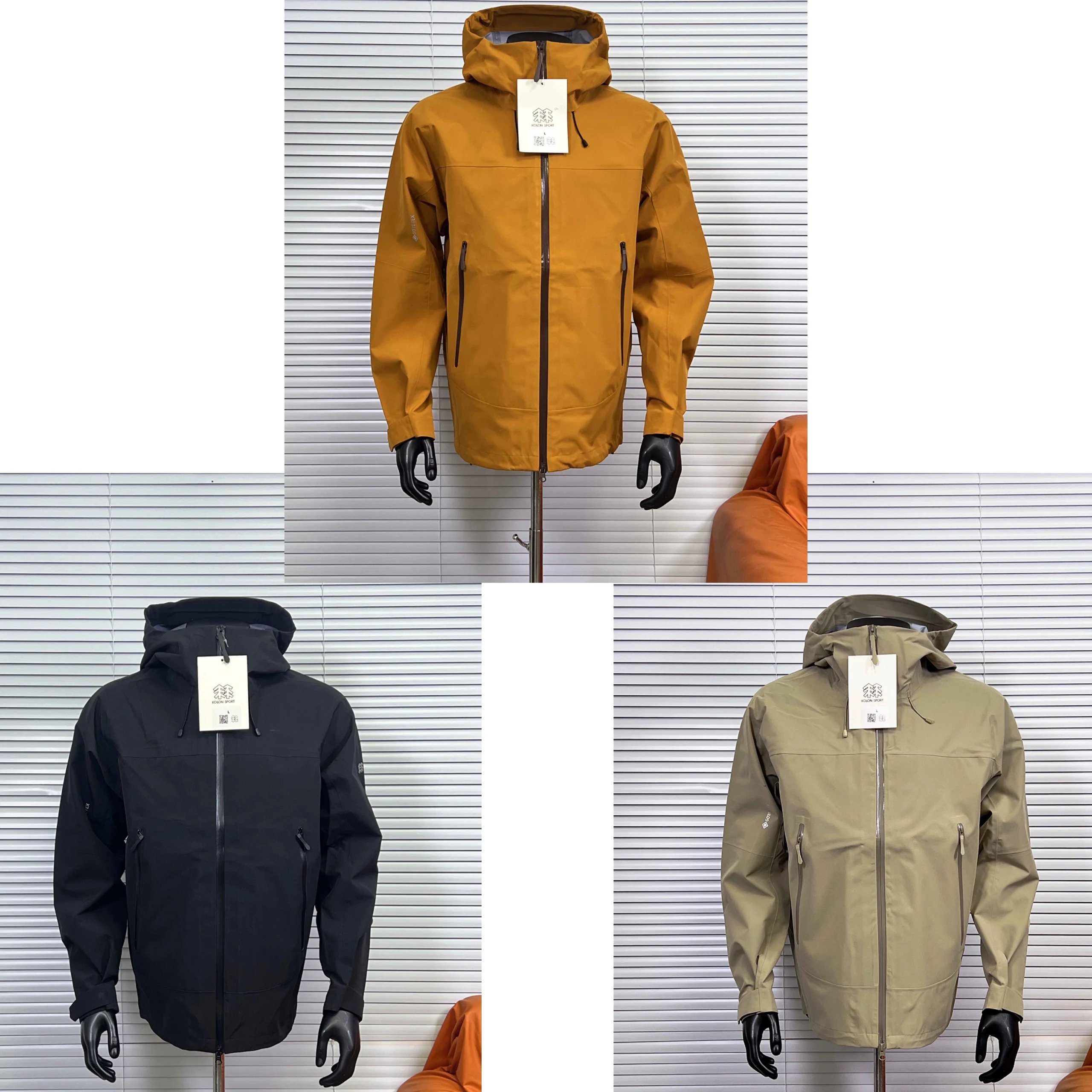 Kolon Sport Gore-Tex Waterproof Outdoor Jacket Multicolor