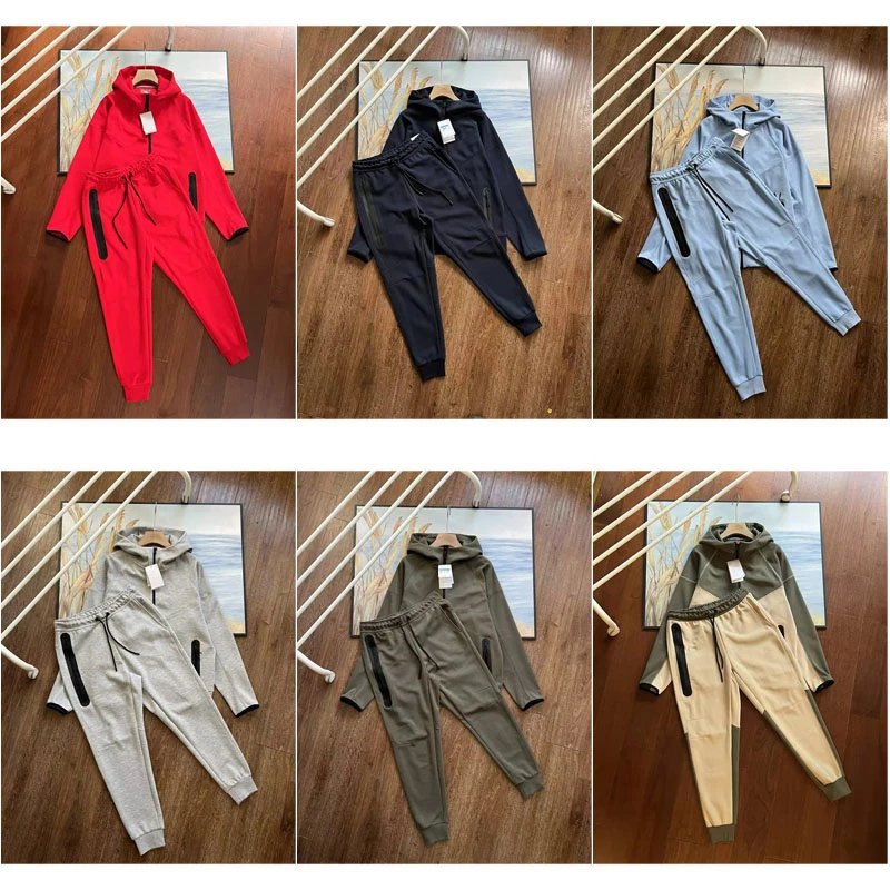 Nike Tech Fleece Sporty Tracksuit Set Multicolor
