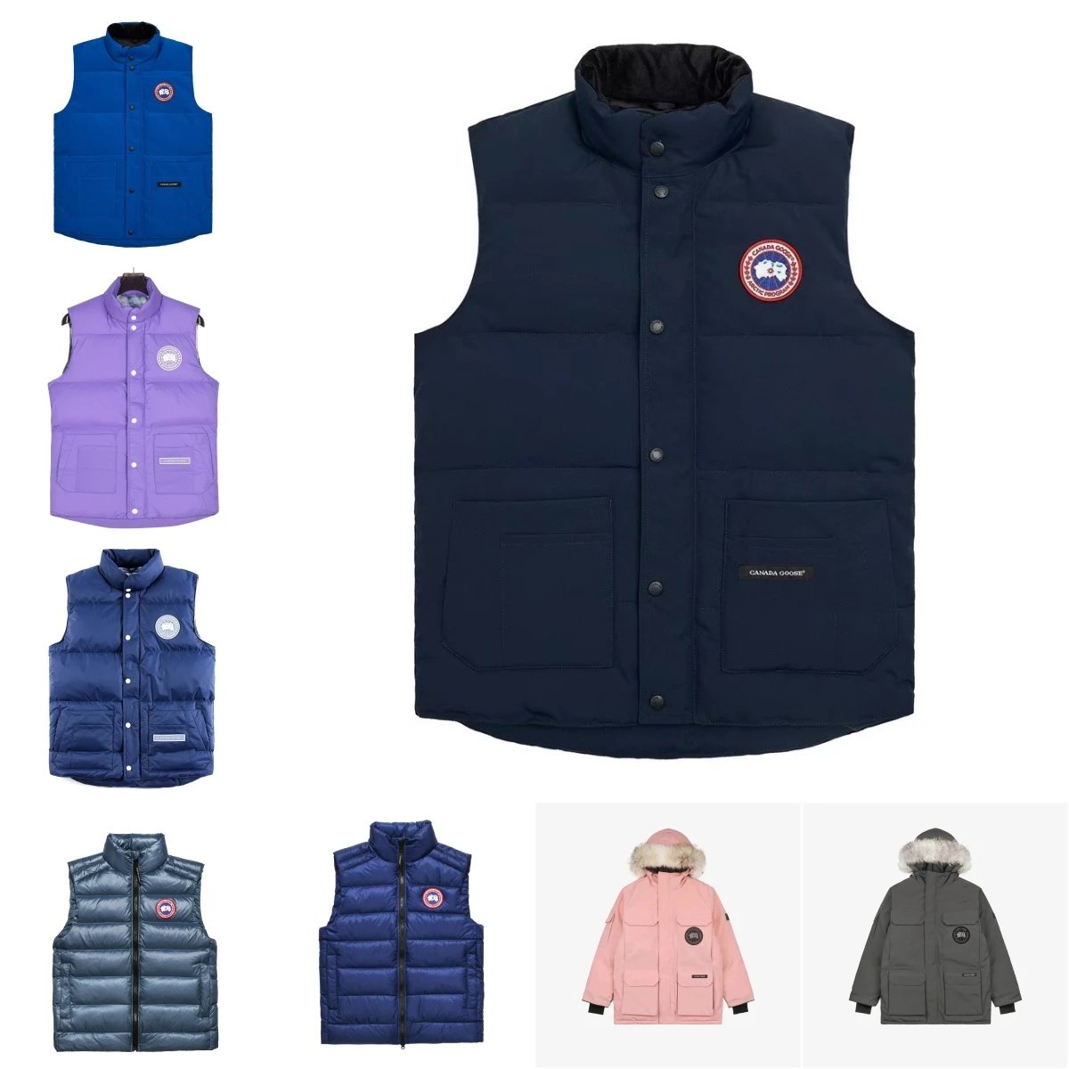 Canada Goose Freestyle Puffer Gilet Navy