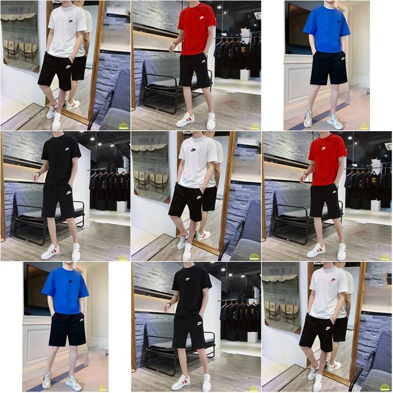 Nike Sportswear Casual Matching Set Black and White