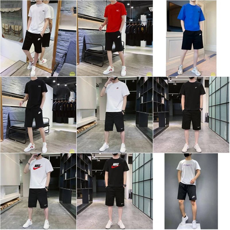Nike Sportswear Casual Matching Set Black and White