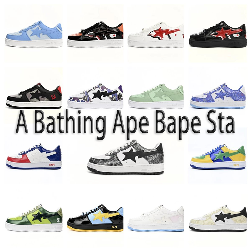 A Bathing Ape BAPE Bape Sta Iconic Streetwear Sneakers Multicolor