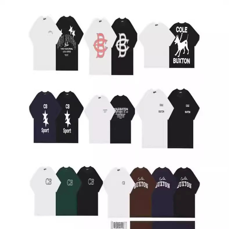 Cole Buxton Graphic Tee Cotton T-Shirt Multicolor