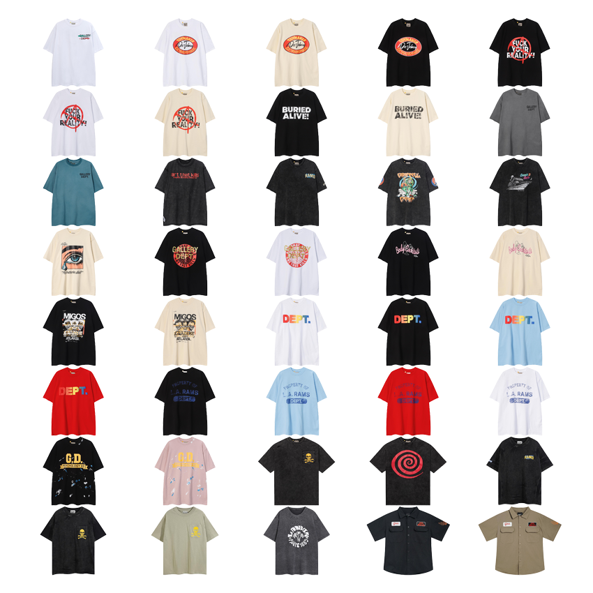 Gallery Dept. Graphic Print Oversized Tee Multicolor