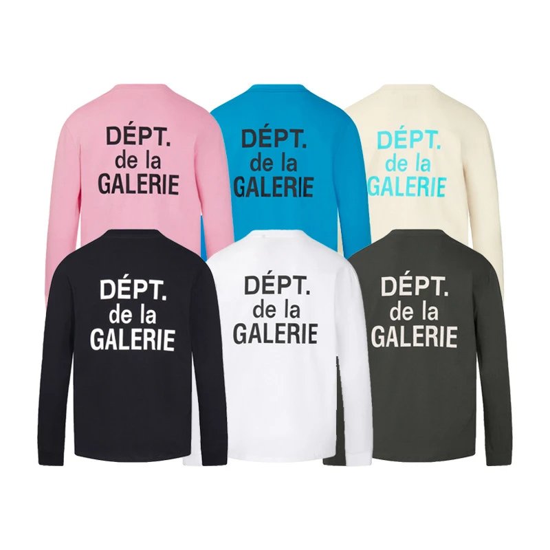 Gallery Dept. Dept. de la Galerie Graphic Streetwear Long Sleeve Shirt Multicolor