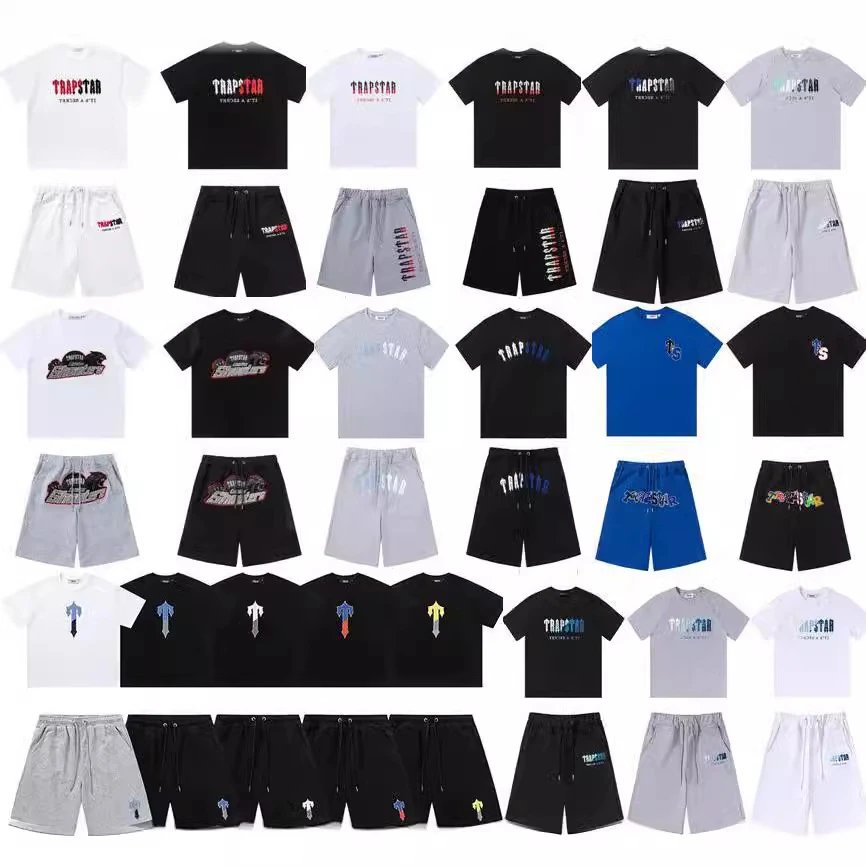Trapstar Graphic T-Shirt and Shorts Streetwear Matching Set Multicolor