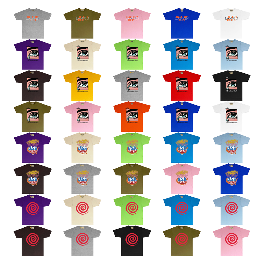 Gallery Dept. Graphic Print Oversized Tee Multicolor