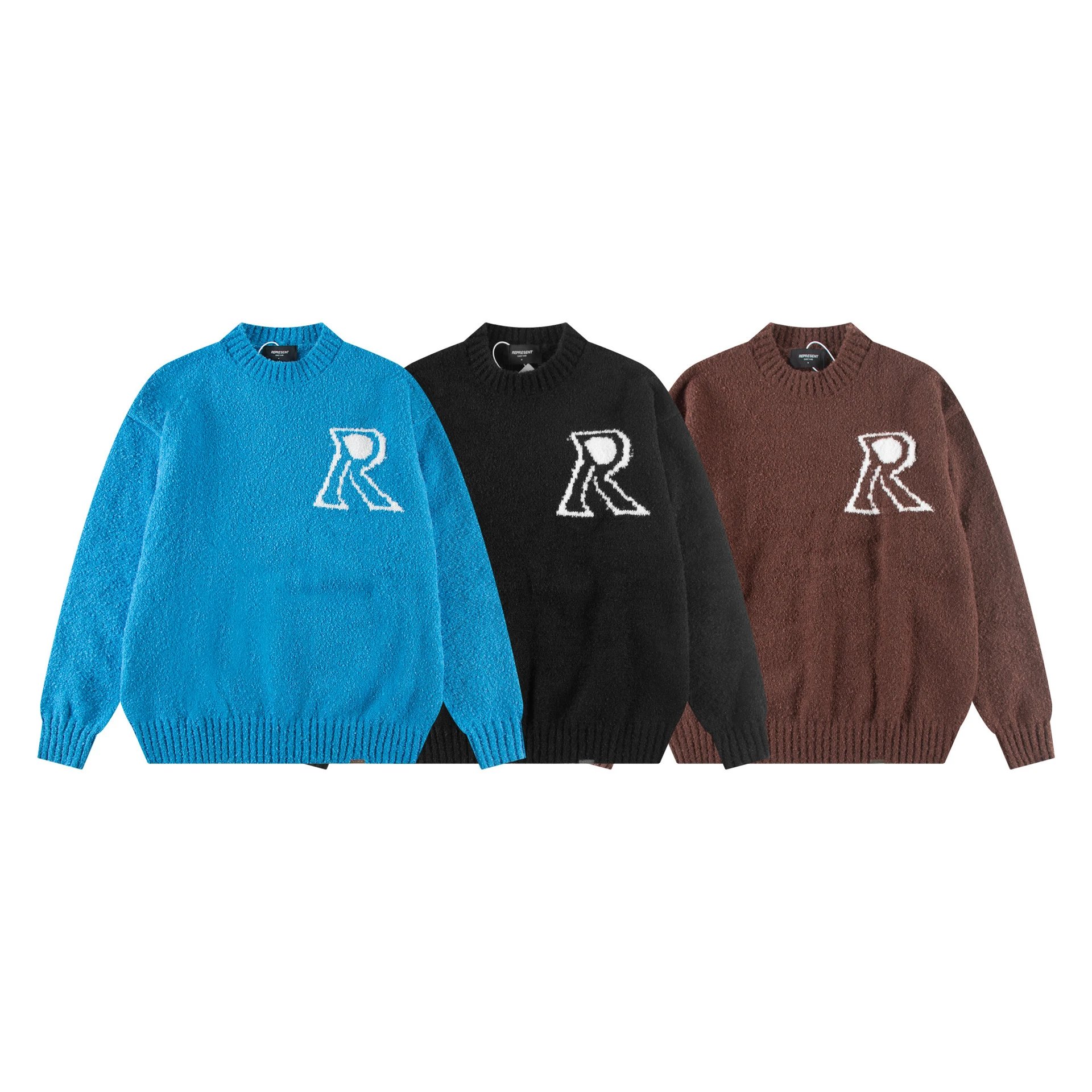 Represent R Initial Knit Oversized Sweater Multicolor