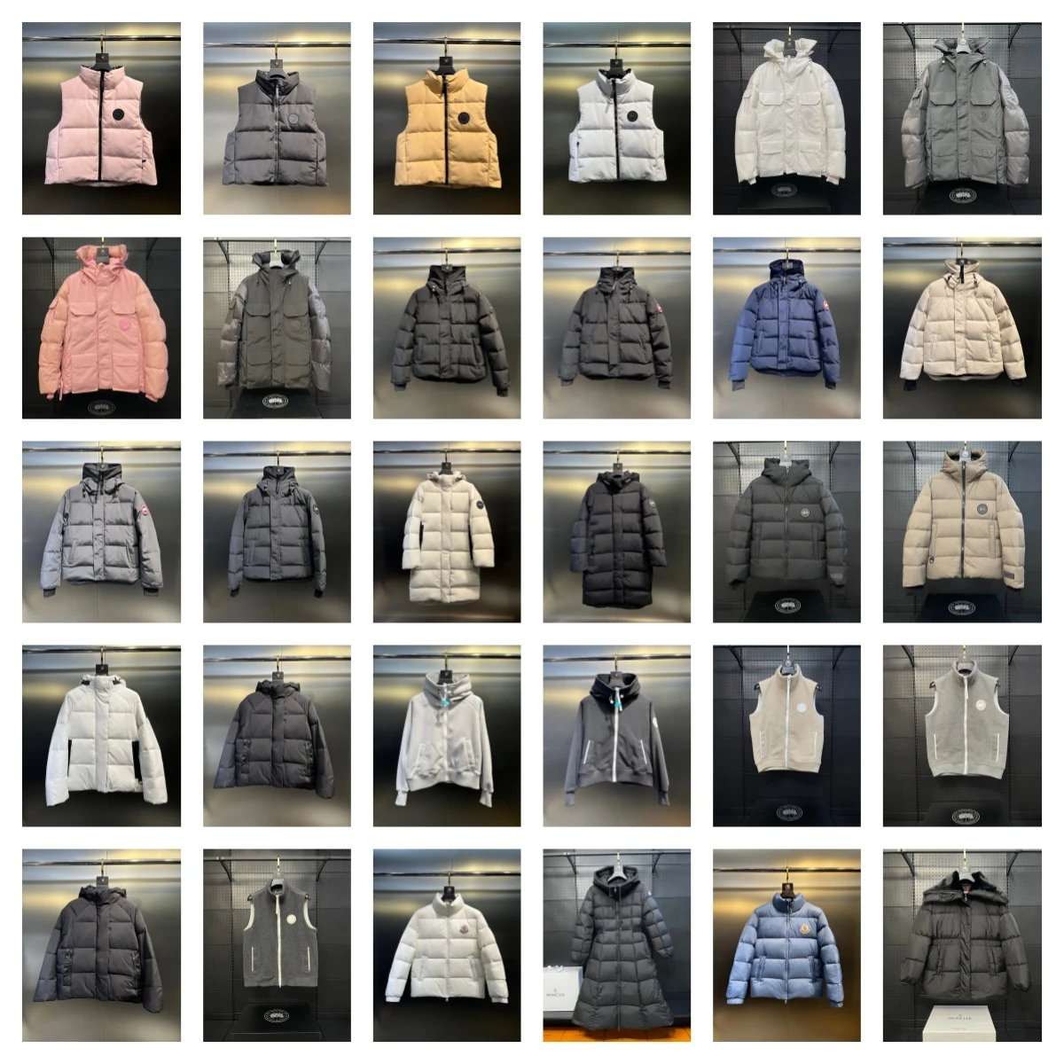 Canada Goose Puffer Jacket and Vest Winter Outerwear Collection Multicolor