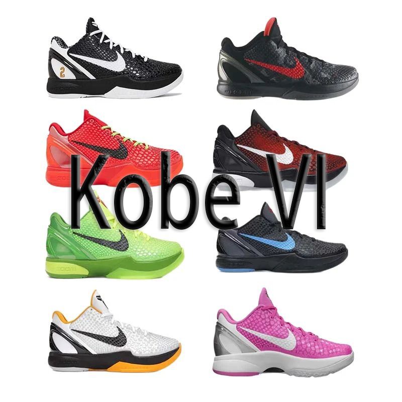 Nike Kobe 6 Protro Basketball Sneakers Multicolor