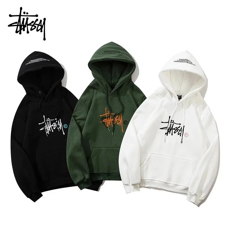 Stussy International Graphic Streetwear Hoodie Multicolor