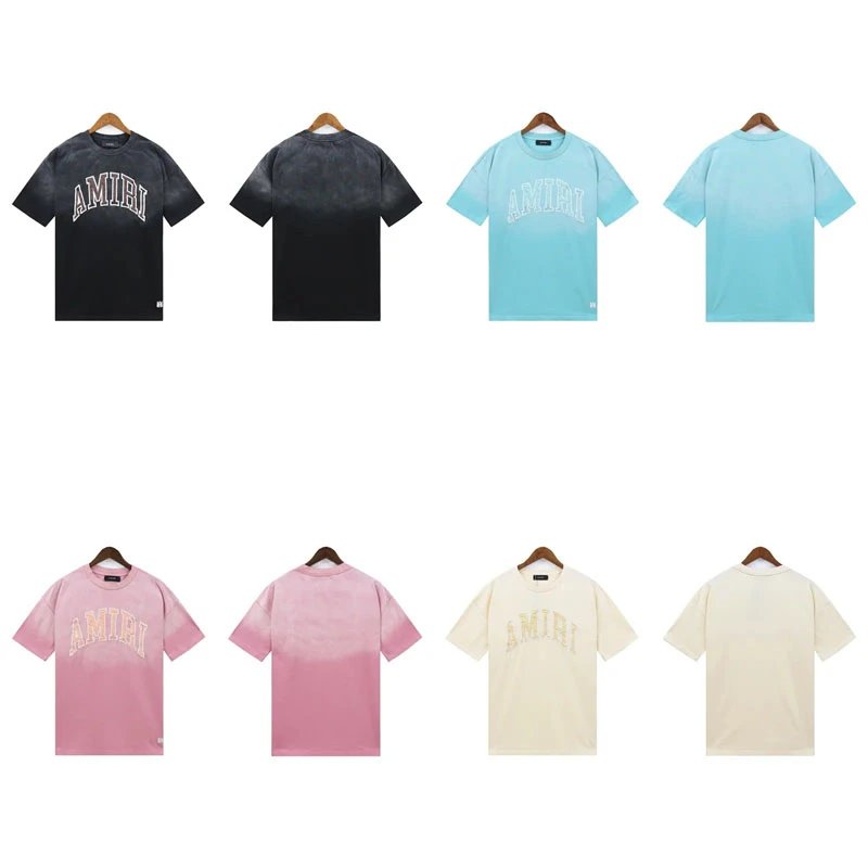 Amiri Core Logo Tie-Dye Graphic Tee Multicolor