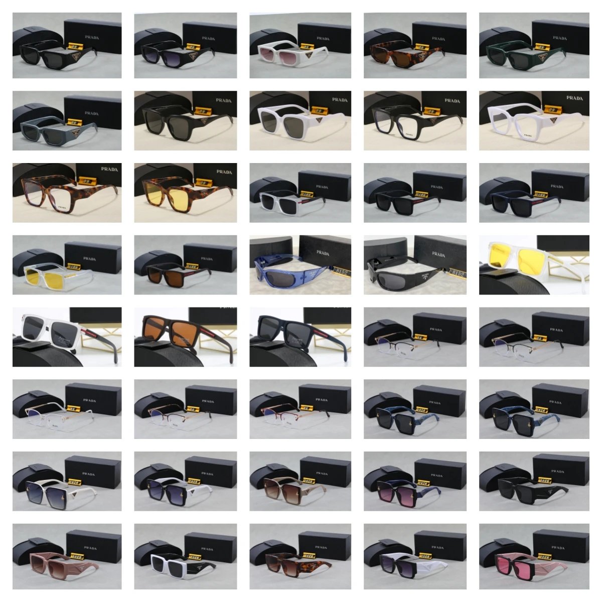 Prada Sunglasses Collection Stylish Eyewear Multicolor