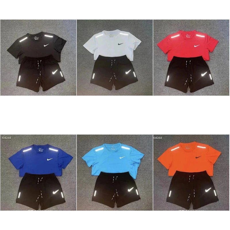 Nike Reflective Sportswear Athletic Matching Set Multicolor
