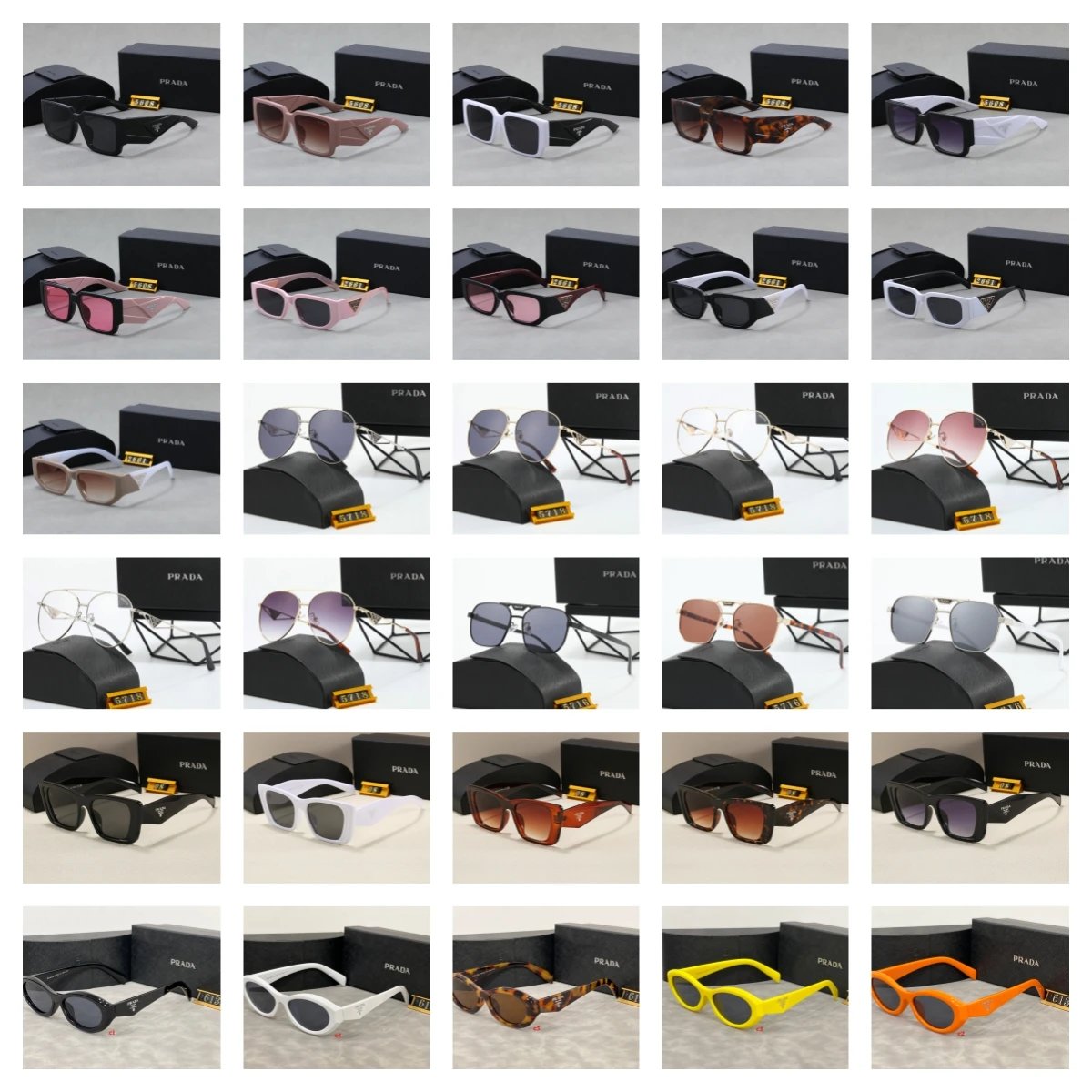 Prada Symbole Fashion Sunglasses Multicolor