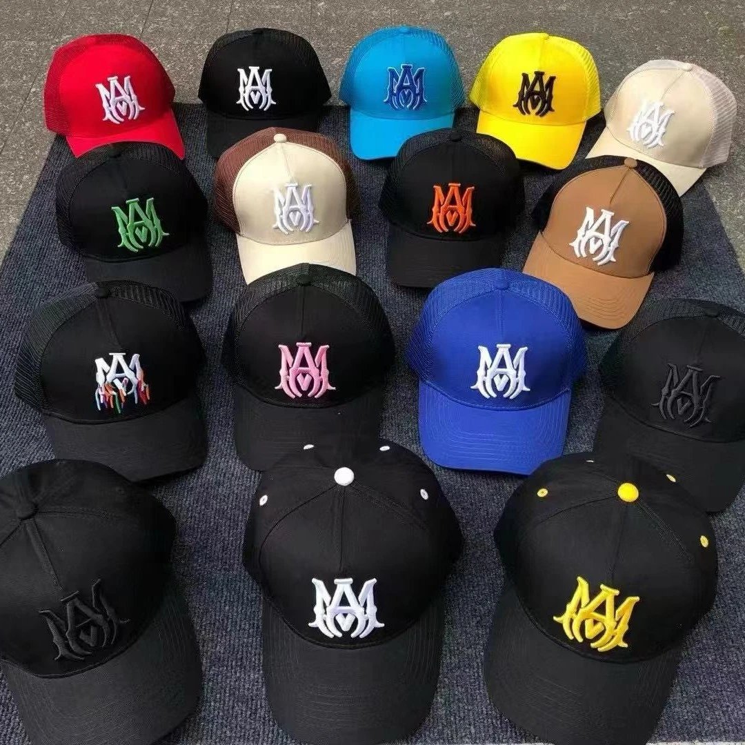 Amiri MA Core Trucker Hat Embroidered Baseball Cap Multicolor