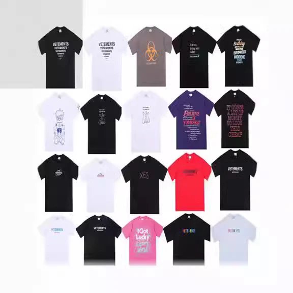 Vetements Graphic Print Oversized Tee T-Shirt Multicolor