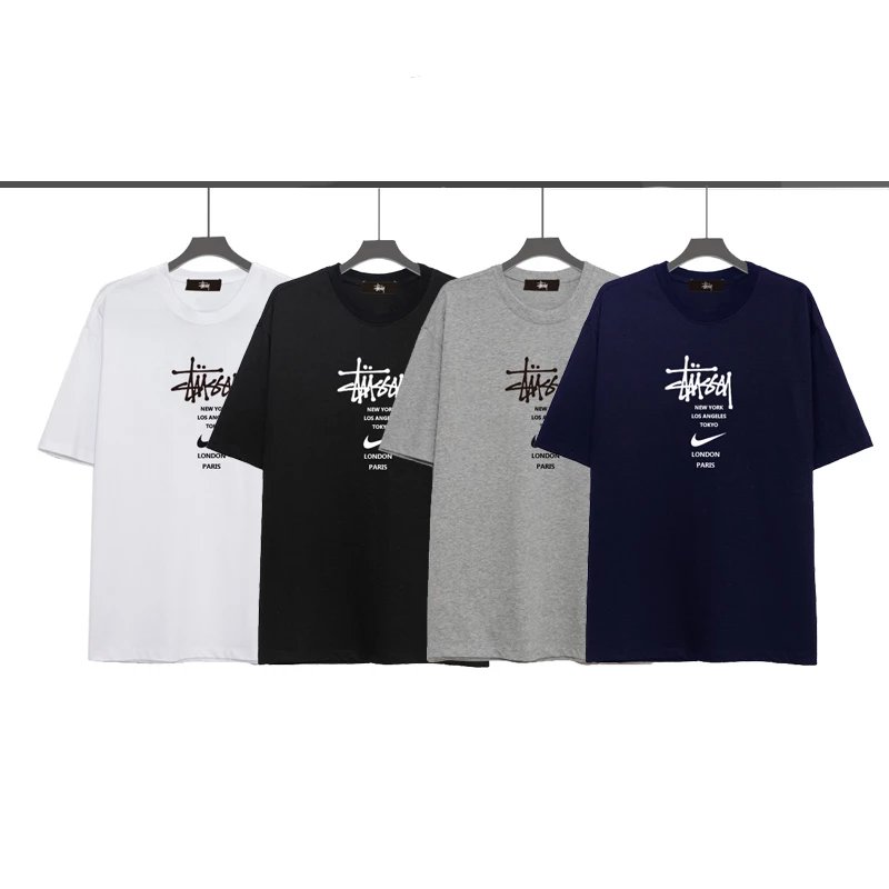 Stussy World Tour Graphic Streetwear T-Shirt Multicolor