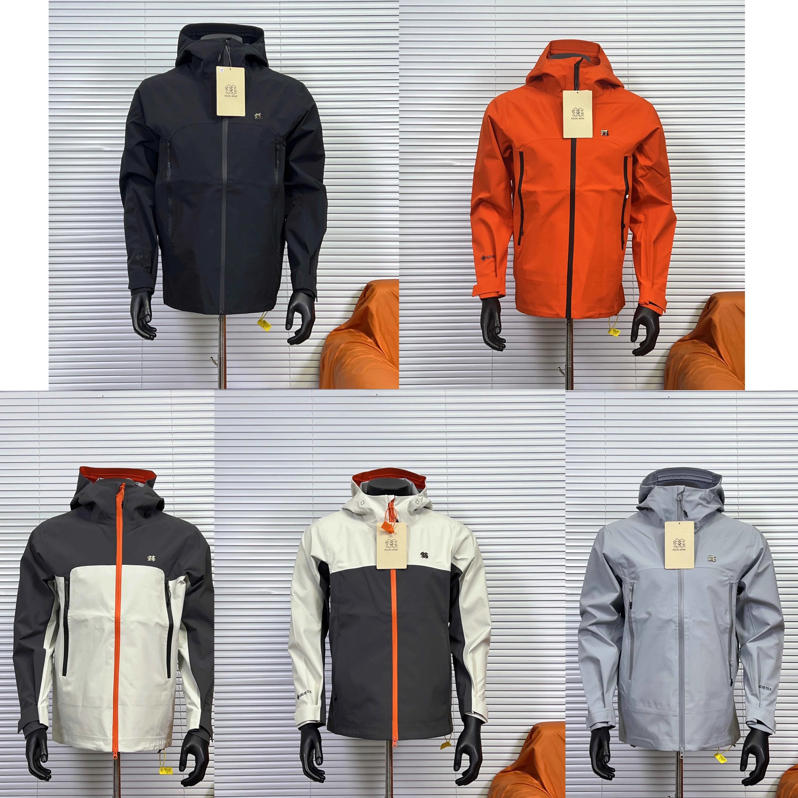 Kolon Sport Gore-Tex Waterproof Outdoor Jacket Multicolor