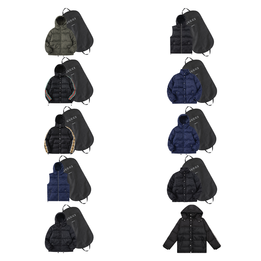 Gucci GG Monogram Puffer Jacket Quilted Down Jacket Multicolor