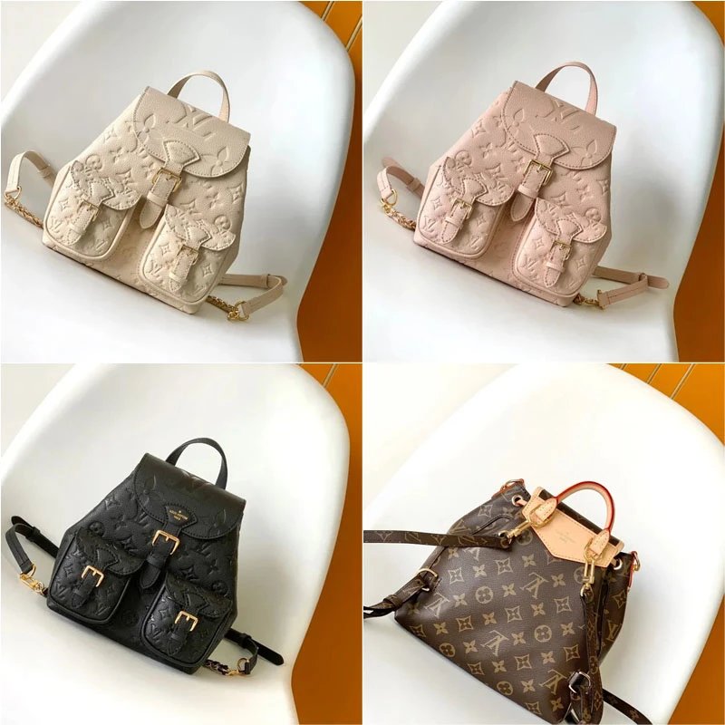 Louis Vuitton LV Palm Springs Mini Monogram Leather Backpack Multicolor