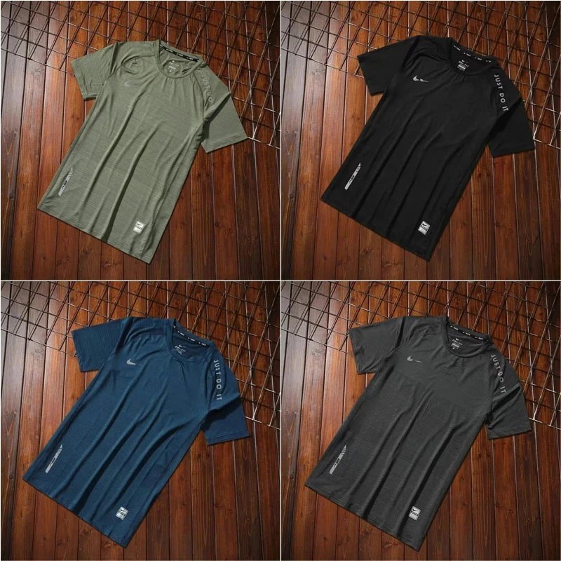 Nike Dri-FIT Just Do It Athletic T-Shirt Multicolor