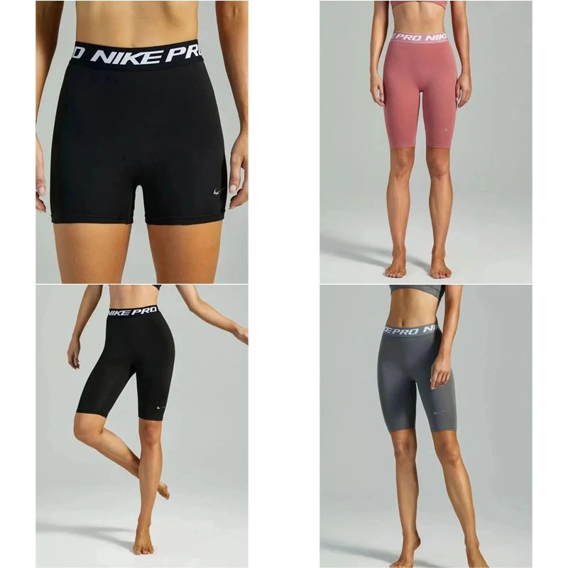 Nike Pro 365 High Waisted Athletic Shorts Multicolor