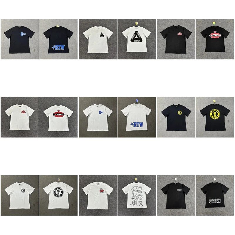 Corteiz Graphic Print Streetwear T-Shirt Multicolor